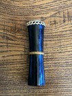 Vintage Revlon Futurama Lipstick Tube 585 Van Cleef   Arpels Black W  Rhinestone