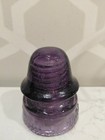 H g  Co  Hemingray Petticoat Purple Glass Insulator Cd162 1893