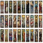 30 Pc Bookmark Set Stained Glass Mystical Wizard  1 5  X 6  New Free Ship  ds 