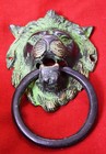 Lion Head Face Shape Door Knocker Brass Vintage Style Door Knocker Door Dec Bm34