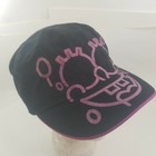 Spongebob Squarepants Black Pink Nickelodeon Army Cap Womens Hat Vintage