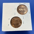 1959-p   D Lincoln Memorial Cents  Two Gem Bu Coins From Obw Rolls   5914