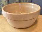 Vintage Stoneware Pottery Crock Mixing dough Bowl 7    Primitive Farm Rustic