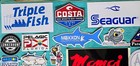 30  - Different   Authentic - Sport Fishing Decals Lot - Offshore Vinyl Stickers