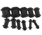40pcs Acrylic Ear Stretching Gauge Kit Taper Tunnel Plug 14g-00g Piercing Set