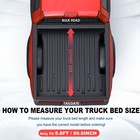 5 8ft 4-fold Hard Truck Bed Tonneau Cover For 2007-2013 Silverado Sierra 1500