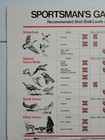 Vintage Winchester Western Sportsmans Guide Gun Store Display Advertising Poster