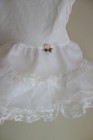 Vtg U s a  Her Majesty Girls Nylon W  Lace Petticoat Slip     Sz T-2