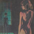 Vintage Alien Abduction Wall Art  Cryptid Sexy Sci-fi Poster  Ufo Sighting Decor