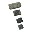 Ancient Levantine Bronze Scale Weight Set 4 Units 17 45g Shekel Bekah Metrology
