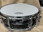 Ludwig 5x14 Black Galaxy Acrolite Aluminum Snare Drum Super Clean  Look 