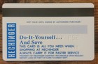 Vintage Expired Hechinger Store Credit Charge Card - Harriet   Harry Homeowner