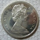 1965 Canada -  1 Dollar - Voyageur   Elizabeth Ii -  800 Silver -  6 Oz - Bu