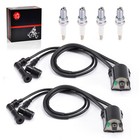 Ignition Coils W  Cap   Spark Plug For Kawasaki Vn1500 Vulcan 1500 Classic 96-08