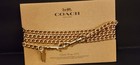 Coach Detachable Gold Tone Chain Strap With Clasp 23 In Women   s Designer