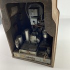 Vintage 1937 Philco 37-610 Tube Radio Tombstone Wood Cabinet - 18 5x13x9 5