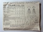 Mccall s Sewing Pattern 9216 Misses Dress Size 12 Bust 30 Vintage