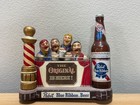 Vintage 1959 Pabst Blue Ribbon Beer Barber Shop Quartet  - Pbr Bar Display Sign
