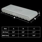 Battery Storage Case Holder Organizer Box For 10 Aa Aaa Batteries 4 Pack