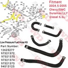 Low Pressure Fuel Line Hose Kit For 2500 3500hd Lly Duramax 6 6l 2004 5-2005