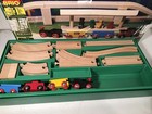 Vintage Brio Wooden Train Set  33133-original Box Railway Htf Made In Sweden