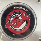 New Jersey Devils Scott Stevens Signed Hockey Puck W  2000-01 Upper Deck Card