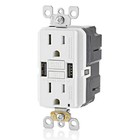 New Leviton 15 Amp Smartlockpro Usb In-wall Charger   Gfci Outlet White Gusb1-w
