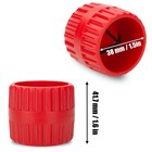 Pipe And Tubing Reamer Chamfer Tool For Copper Pvc Plumbing Repair 2 Pack