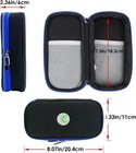 Youshares Insulin Cooler Travel Case - Diabetic 2 Ice Packs  Black