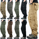 Us Men s Cargo Work Pants 100  Cotton Workwear Tactical Combat Outdoor Long Pant