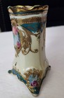 Antique Nippon Hat Pins Holder   Hand Painted Gold Trim Beautiful Detail 