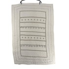 Pottery Barn Kids Micah Metallic Baby Crib Quilt Blanket Cotton Hand Stitched