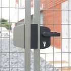 Locinox Surface Mounted Garden Gate Lock Black