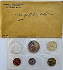 1963 Franklin Us Proof Set  5 Coins With Original Government Envelope