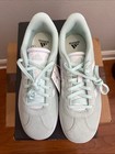 Adidas Vl Court 3 0 Kid s Size 6 Mint Green And White Sneakers - Fits 7 Women s