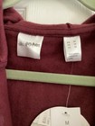 Harry Potter Wizarding World Crest And Initial Burgandy  Deluxe Hoody Sz M New