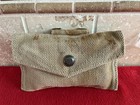 Wwii Us Army First Aid Pouch 1944 British Made Carlisle Bandage Ww2