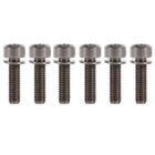 6 Pcs Tc4 Titanium Alloy Stem Bolts  Road Bike Screw M5 X 18mm Screw Us