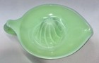 Vintage Mckee Glass Jadeite Citrus Juicer reamer Manually Used-glows Made In Usa