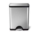  big Sale  Simplehuman 13 Gallon Kitchen Step Trash Can Brushed Steel
