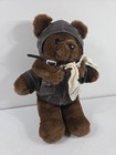 Plush Aviator Teddy Bear Us Airways Pilot Bomber Jacket Schmidt Cannon