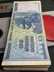 Lot Of 10           Zimbabwe 1 Million Dollar Banknote  Aa 2008 - Circulated         