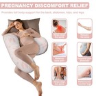 Pregnancy Pillow  Maternity Pillow For Pregnant Women  Full Body Pillow For P   