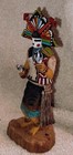 Hopi Butterfly Kachina Signed Lawrence Maho It Is Carved Right Out Of The Stand 