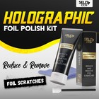 Trading Card Polish Kit For Holographic Foil Surface  Includes 10x Foam Appli   