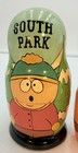 Vintage 5 Piece Set South Park Hand Painted Wooden Russian Nesting Dolls Rare 