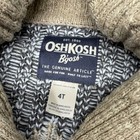 Oshkosh B gosh Boys 4t Cotton Knit Aztec Cardigan Sweater Shawl Collar Button