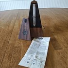 Vintage Wittner Metronome Maelzel Style Made In West Germany Plastic Wood Finish