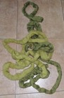 2 Green Color Merino Wool Roving Spin Yarn Needle Wet Felt Crafts Weaving 6 4 Oz