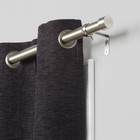 Nwt Umbra Cappa Curtain Rod Nickel 36   72 In 1 25  Dia     Heavy Duty Adjustable